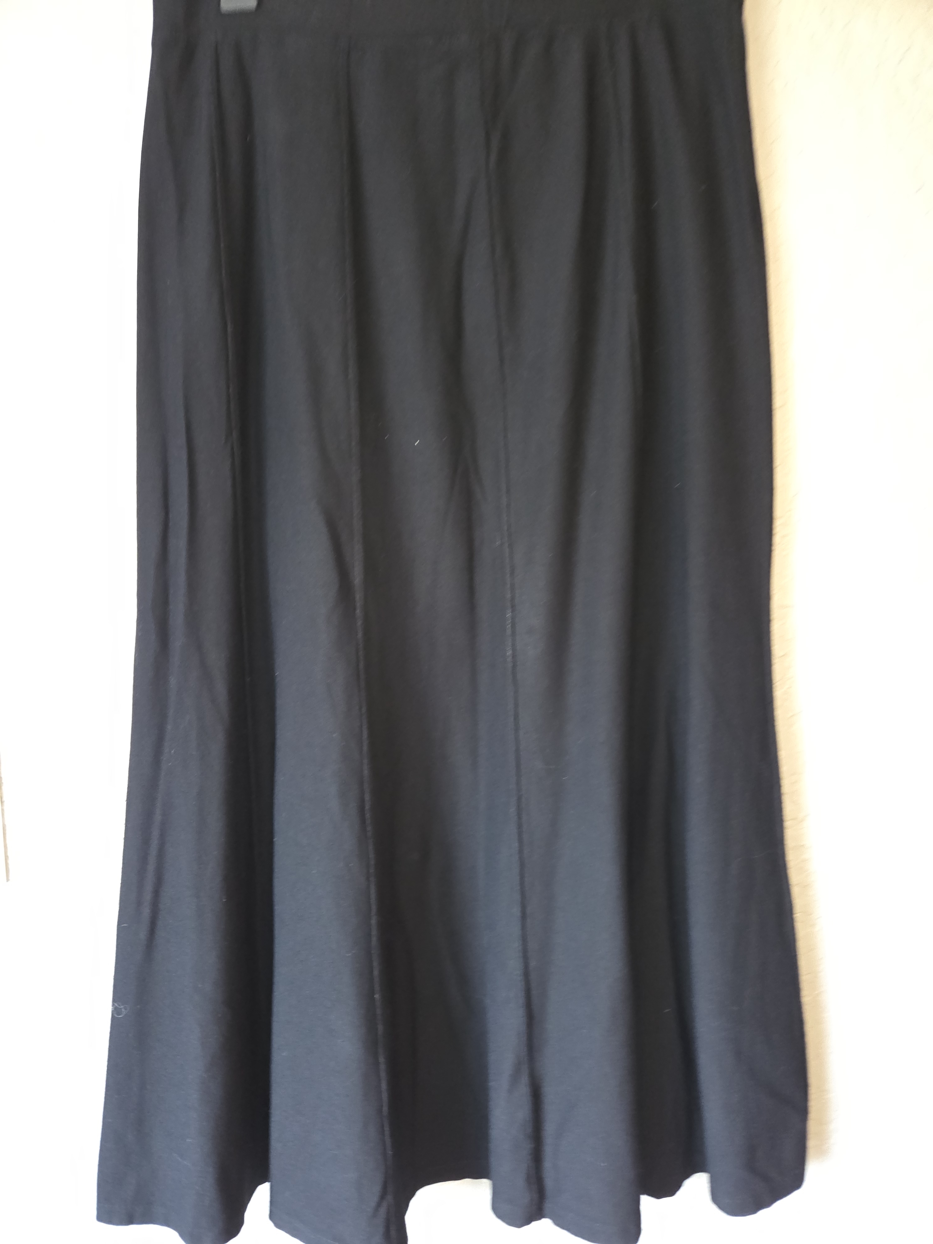 Eileen Fisher Black Maxi A-Line Skirt